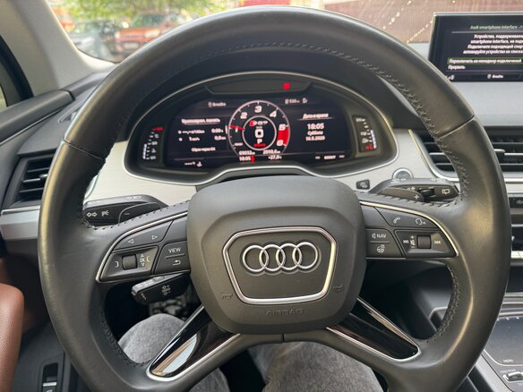 2019 Audi Q7 II (4M), серый, 4450000 рублей - вид 7