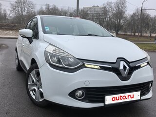 2015 Renault Clio IV, белый, 751412 рублей, вид 4