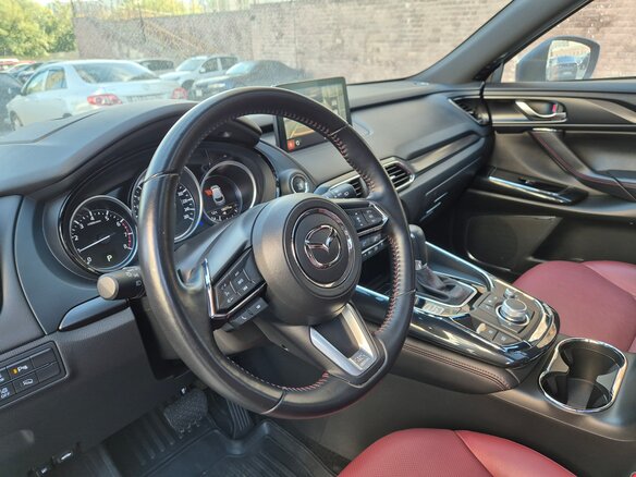 2021 Mazda CX-9 II Рестайлинг, серый, 4490000 рублей - вид 7