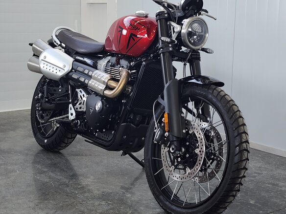 2024 Triumph Scrambler, красный, 1389000 рублей - вид 2