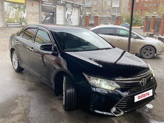 2015 Toyota Camry VII (XV50) Рестайлинг, чёрный, 1990000 рублей, вид 1