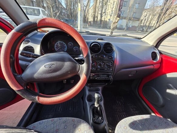 2007 Daewoo Matiz I Рестайлинг, красный, 150000 рублей - вид 5