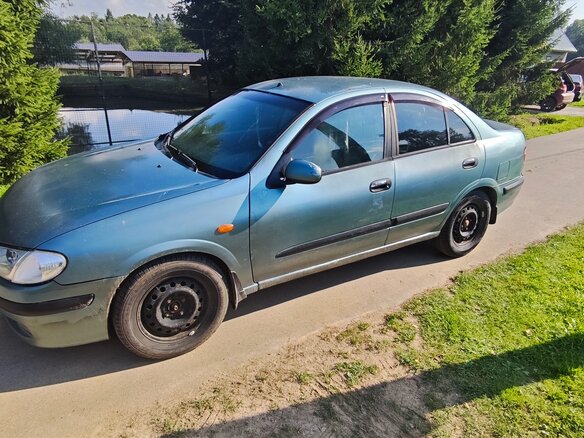 2002 Nissan Almera II (N16), серый, 200000 рублей - вид 4