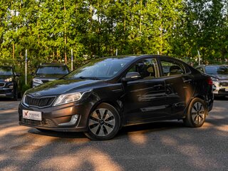 2014 Kia Rio 6-speed III, коричневый, 811000 рублей, вид 1