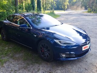 2017 Tesla Model S P100D I Рестайлинг, синий, 2350000 рублей, вид 1