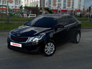 2012 Kia Rio III, чёрный, 850000 рублей, вид 1