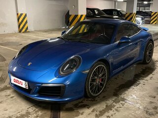 2016 Porsche 911 Carrera 4S VII (991) Рестайлинг, синий, 7400000 рублей, вид 3