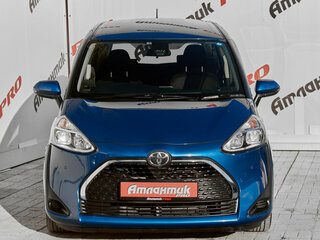 2019 Toyota Sienta II Рестайлинг, синий, 1430000 рублей, вид 2