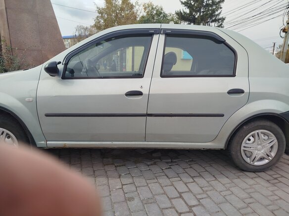 2007 Renault Logan I, зелёный, 320000 рублей - вид 8