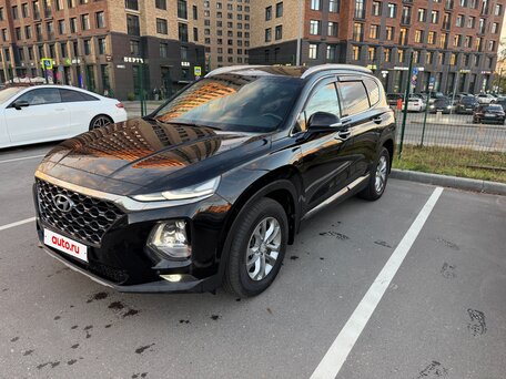 2019 Hyundai Santa Fe IV, чёрный, 2900000 рублей, вид 1