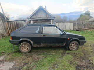 1996 Lada (ВАЗ) 2108, чёрный, 65000 рублей, вид 2