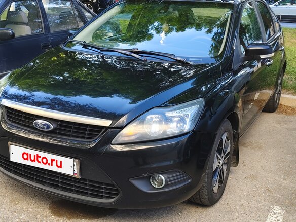 2008 Ford Focus II Рестайлинг, чёрный, 450000 рублей - вид 3