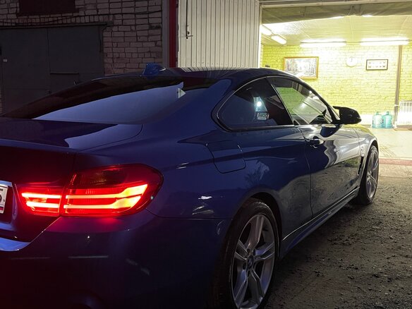 2014 BMW 4 серии 420i xDrive F32/F33/F36, синий, 2450000 рублей - вид 7
