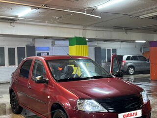 2010 Renault Logan I Рестайлинг, красный, 360000 рублей, вид 3