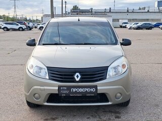 2012 Renault Sandero I, бежевый, 515000 рублей, вид 2