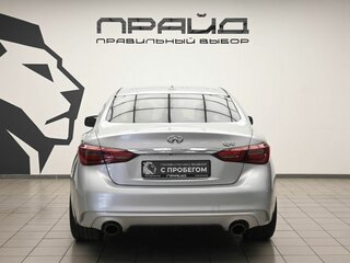 2017 Infiniti Q50 I Рестайлинг, серебристый, 2020000 рублей, вид 3