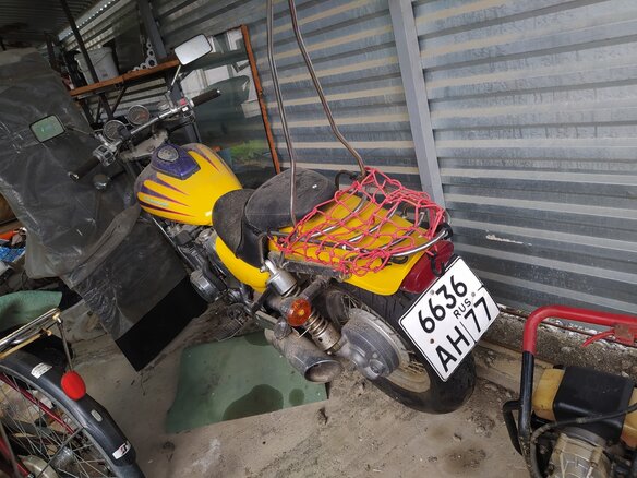 1993 Kawasaki ZL400 Eliminator, жёлтый, 220000 рублей - вид 16