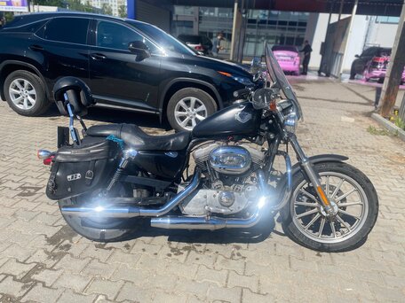 2004 Harley-Davidson Sportster 883, чёрный, 520000 рублей, вид 4