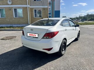 2016 Hyundai Solaris I Рестайлинг, белый, 399999 рублей, вид 5