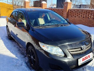 2008 Toyota Corolla X (E140, E150), чёрный, 630000 рублей, вид 1