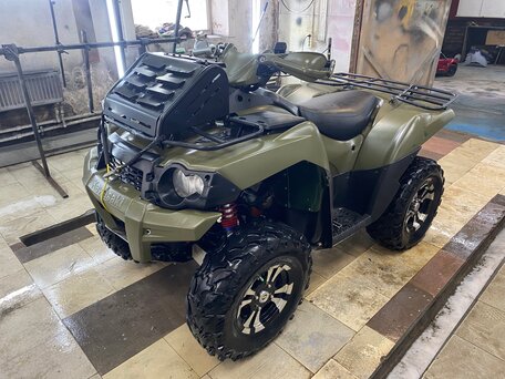 2008 Kawasaki KVF 750 Brute Force, зелёный, 430000 рублей, вид 5