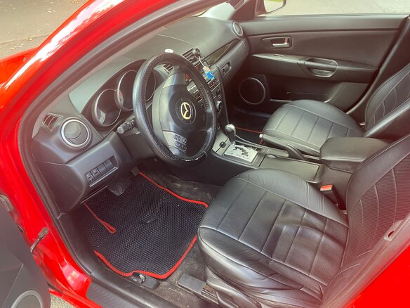 2006 Mazda 3 I (BK) Рестайлинг, красный, 360000 рублей - вид 5