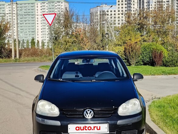 2007 Volkswagen Golf V, чёрный, 439000 рублей - вид 4