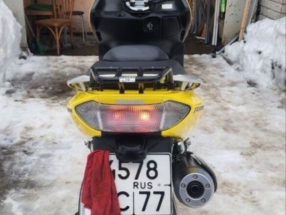 2001 Yamaha TMAX, жёлтый, 300000 рублей - вид 6
