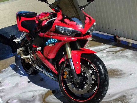 2005 Yamaha YZF-R6, красный, 460000 рублей, вид 3