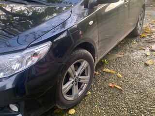 2010 Toyota Corolla X (E140, E150) Рестайлинг, чёрный, 850000 рублей, вид 4