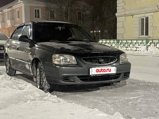 2008 Hyundai Accent ТагАЗ II, серый, 450000 рублей, вид 2