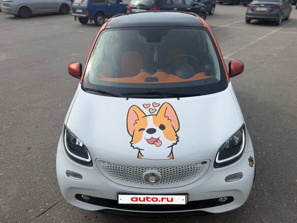2016 Smart Forfour II, белый, 1200000 рублей