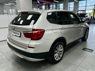 2013 BMW X3 20i xDrive II (F25), серебристый, 1870000 рублей, вид 3