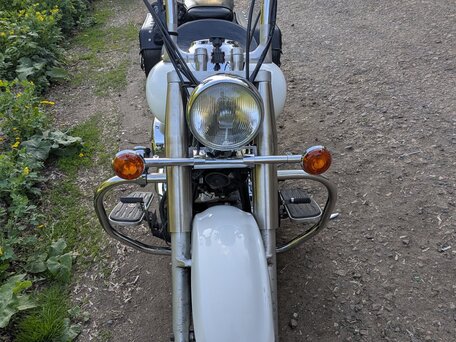 2001 Yamaha XVS1100, белый, 565000 рублей, вид 2