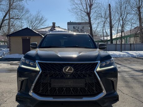 2019 Lexus LX 570 III Рестайлинг 2, чёрный, 8000000 рублей, вид 1