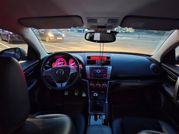 2008 Mazda 6 II (GH), синий, 1700000 рублей - вид 14