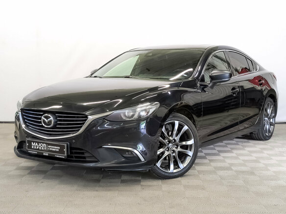 2017 Mazda 6 III (GJ) Рестайлинг, чёрный