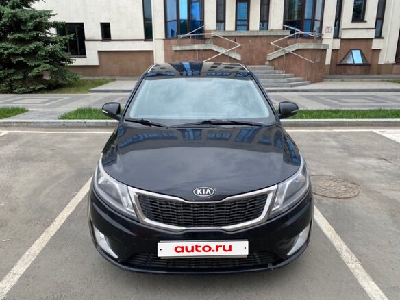 2012 Kia Rio 4-speed III, чёрный, 730000 рублей