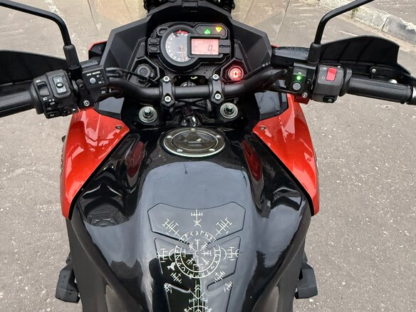 2014 Kawasaki Versys 1000, оранжевый, 700000 рублей - вид 8