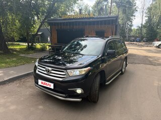 2011 Toyota Highlander II (XU40) Рестайлинг, чёрный, 1855000 рублей, вид 1