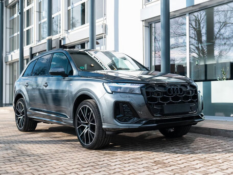 2025 Audi Q7 45 TDI II (4M) Рестайлинг 2, серый, 10290000 рублей, вид 3