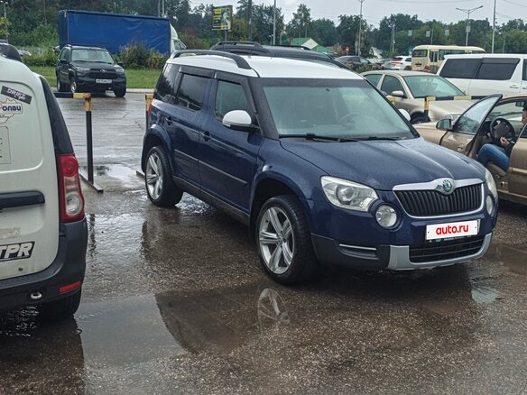 2010 Skoda Yeti I, синий, 950000 рублей