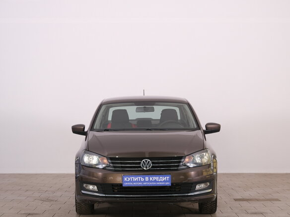 2019 Volkswagen Polo V Рестайлинг, коричневый - вид 1