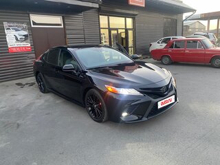 2019 Toyota Camry US Market VIII (XV70), чёрный, 2550000 рублей, вид 3