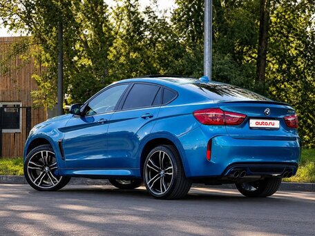 2019 BMW X6 M II (F86), голубой, 5600000 рублей, вид 4