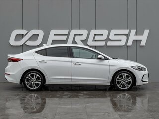 2017 Hyundai Elantra VI (AD), белый, 1555000 рублей, вид 5
