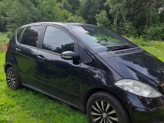2007 Mercedes-Benz A-Класс 150 II (W169), чёрный, 550000 рублей, вид 3