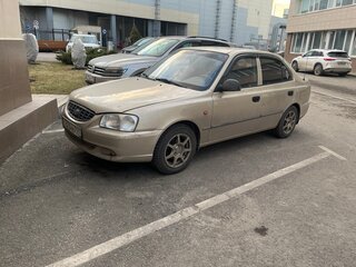 2004 Hyundai Accent ТагАЗ II, бежевый, 200000 рублей, вид 2