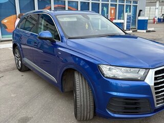 2016 Audi Q7 II (4M), синий, 3600000 рублей, вид 2