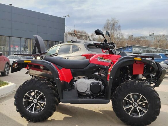 2026 Stels ATV-600YL Леопард, красный - вид 2